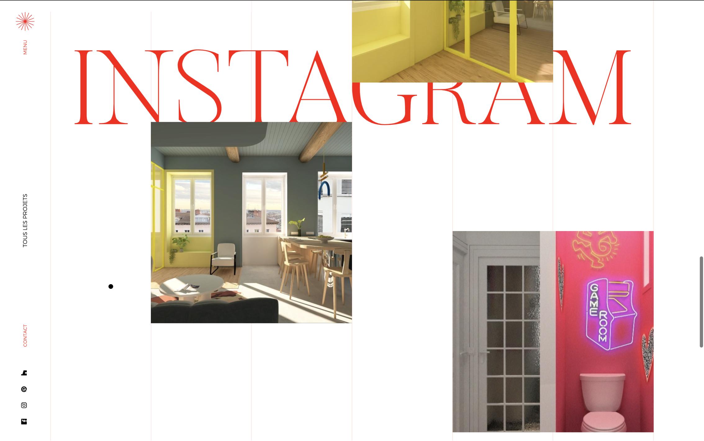 flux instagram site immersif