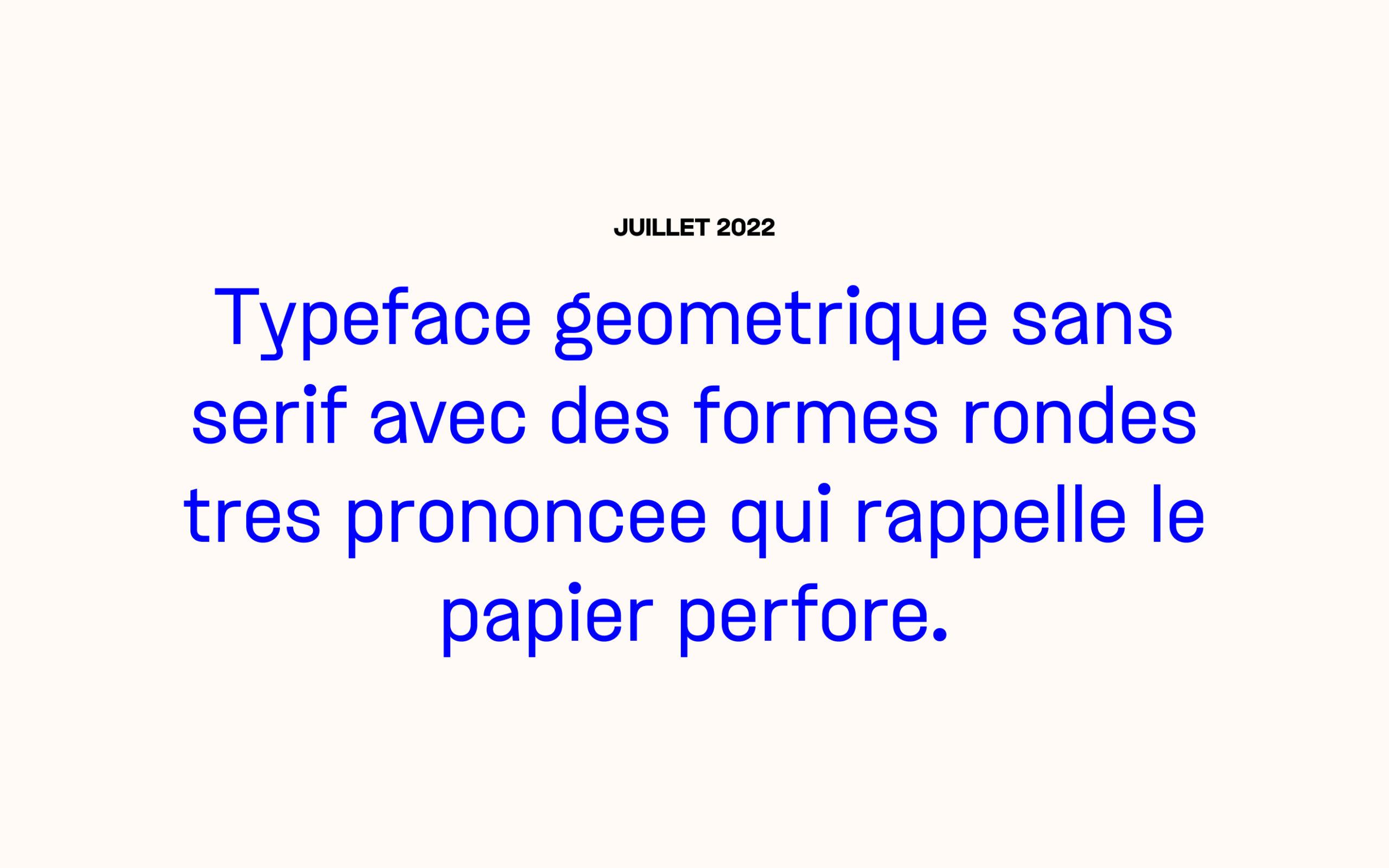 Présentation police d'écriture